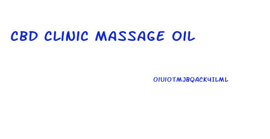 Cbd Clinic Massage Oil