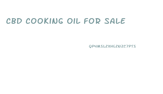 Cbd Cooking Oil For Sale