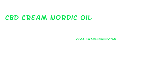 Cbd Cream Nordic Oil