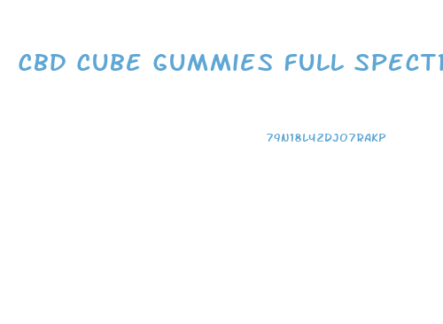 Cbd Cube Gummies Full Spectrum 500mg