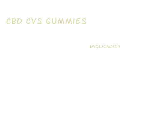 Cbd Cvs Gummies