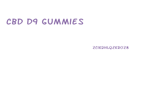 Cbd D9 Gummies