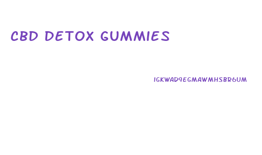 Cbd Detox Gummies