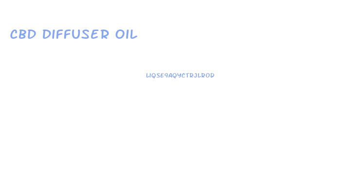 Cbd Diffuser Oil