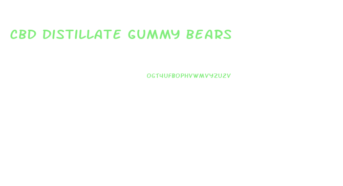 Cbd Distillate Gummy Bears