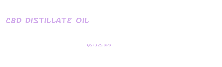 Cbd Distillate Oil