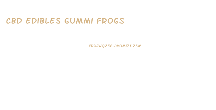 Cbd Edibles Gummi Frogs