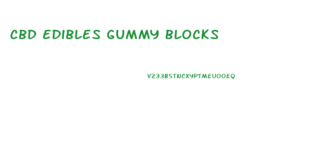 Cbd Edibles Gummy Blocks