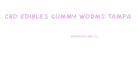 Cbd Edibles Gummy Worms Tampa