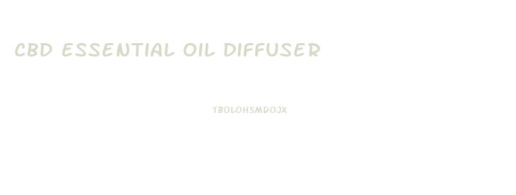 Cbd Essential Oil Diffuser