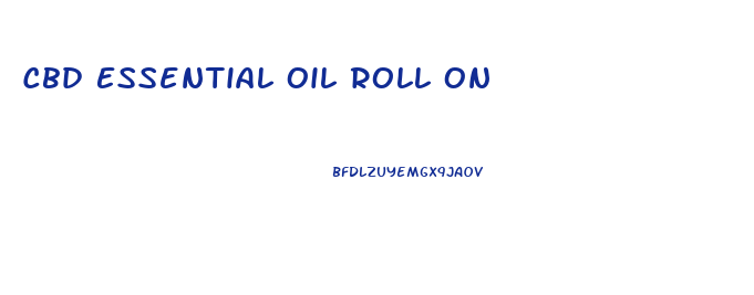 Cbd Essential Oil Roll On