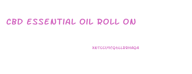 Cbd Essential Oil Roll On