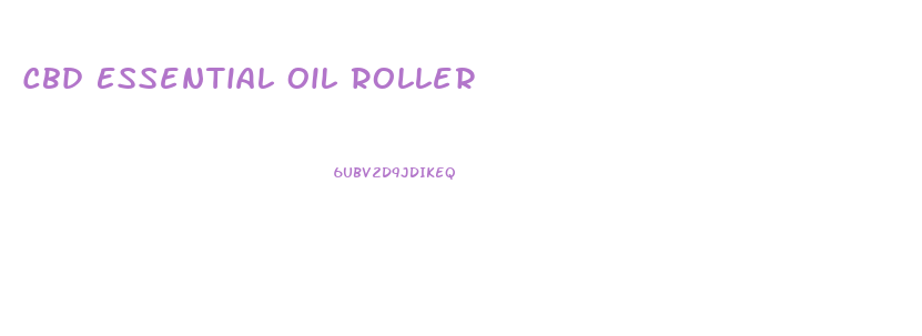 Cbd Essential Oil Roller