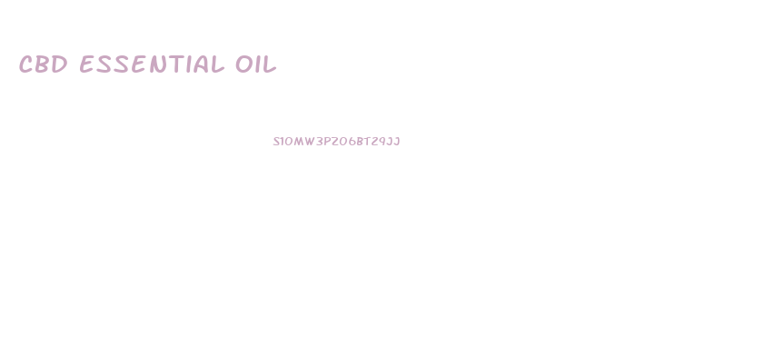 Cbd Essential Oil