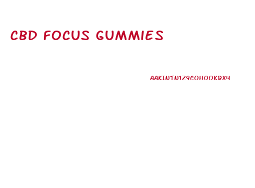 Cbd Focus Gummies