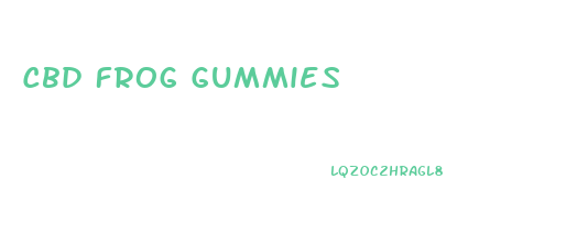 Cbd Frog Gummies