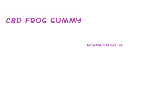 Cbd Frog Gummy