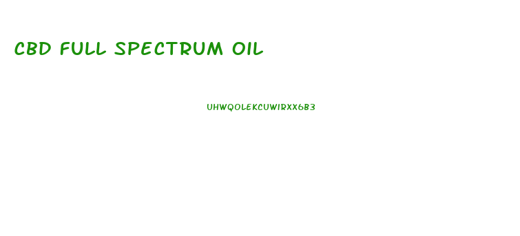 Cbd Full Spectrum Oil