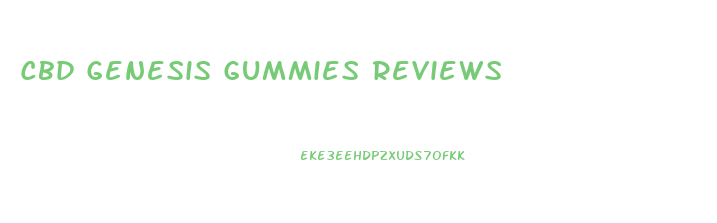 Cbd Genesis Gummies Reviews