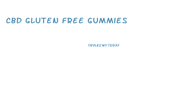 Cbd Gluten Free Gummies