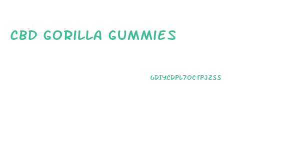 Cbd Gorilla Gummies