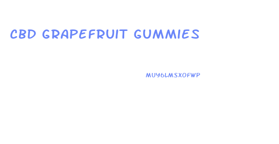 Cbd Grapefruit Gummies