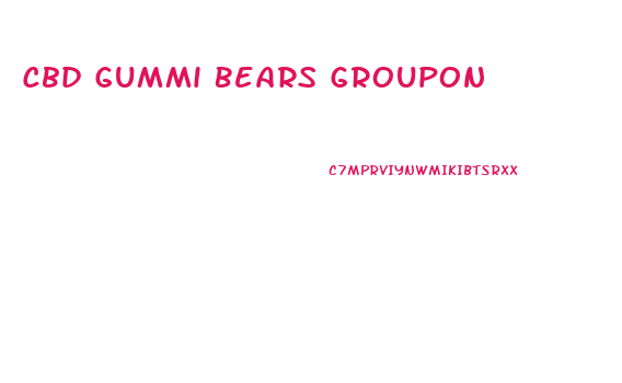 Cbd Gummi Bears Groupon