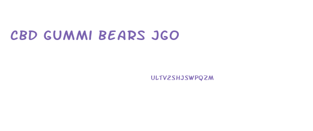 Cbd Gummi Bears Jgo