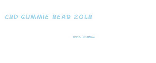 Cbd Gummie Bear 20lb