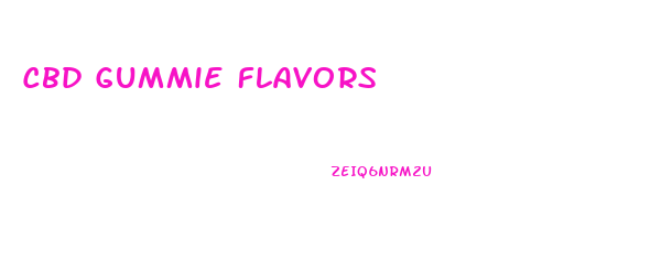 Cbd Gummie Flavors
