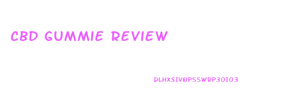 Cbd Gummie Review