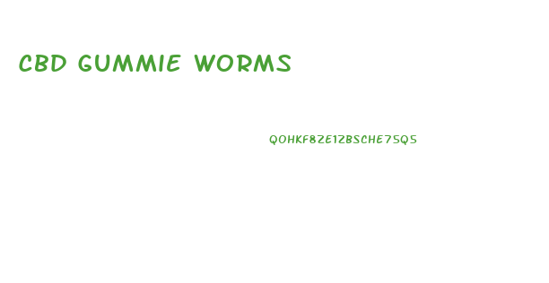 Cbd Gummie Worms