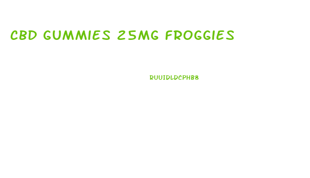 Cbd Gummies 25mg Froggies