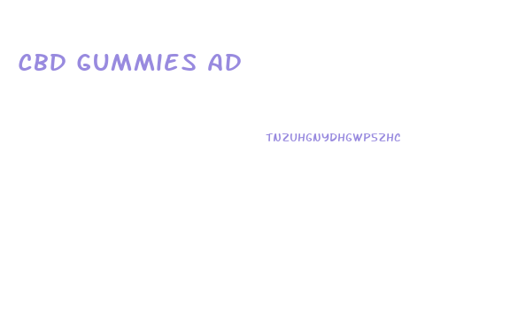 Cbd Gummies Ad