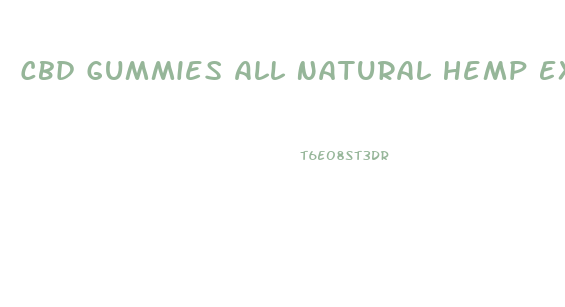 Cbd Gummies All Natural Hemp Extract 300 Mg