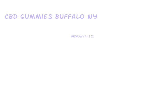 Cbd Gummies Buffalo Ny