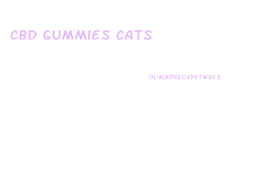 Cbd Gummies Cats