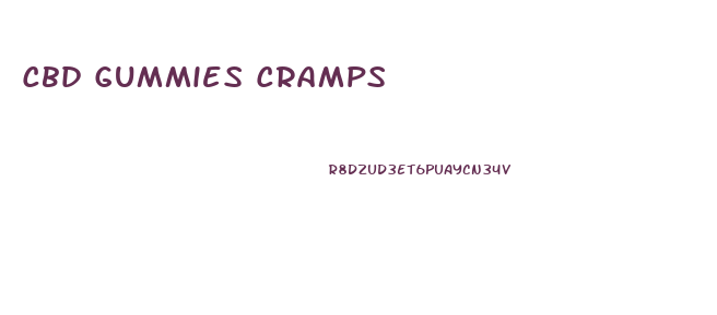 Cbd Gummies Cramps