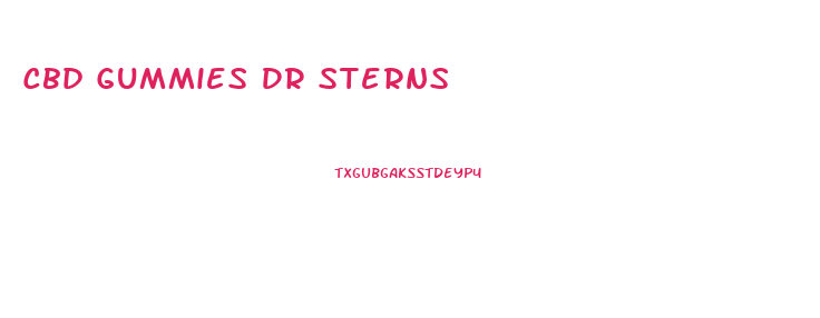 Cbd Gummies Dr Sterns