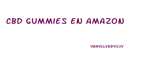 Cbd Gummies En Amazon