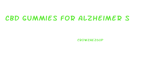 Cbd Gummies For Alzheimer S