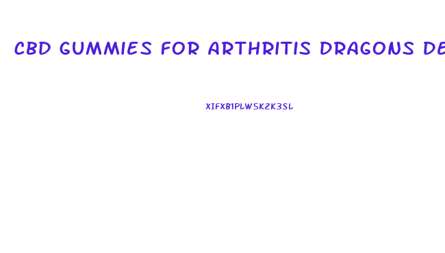 Cbd Gummies For Arthritis Dragons Den