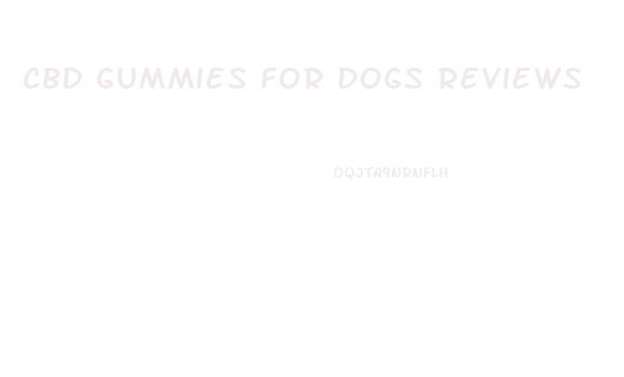 Cbd Gummies For Dogs Reviews