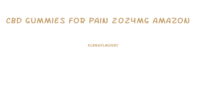 Cbd Gummies For Pain 2024mg Amazon