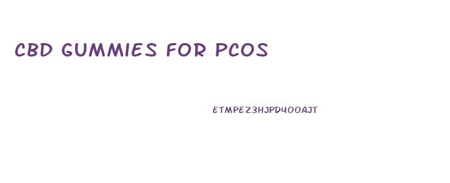 Cbd Gummies For Pcos