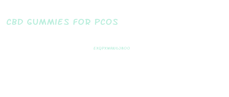 Cbd Gummies For Pcos