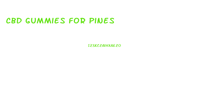 Cbd Gummies For Pines