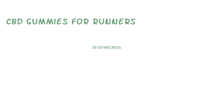 Cbd Gummies For Runners