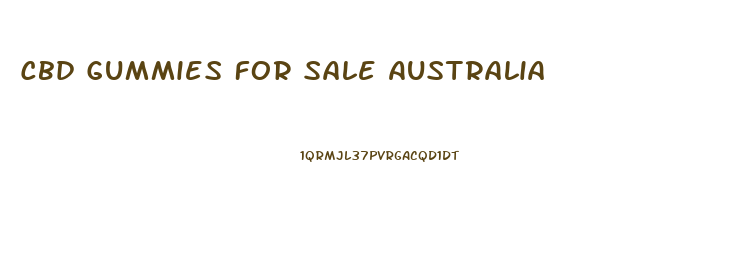 Cbd Gummies For Sale Australia