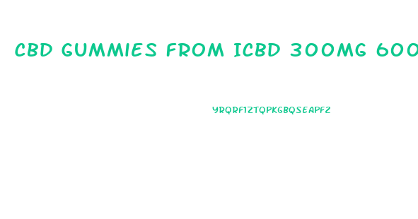 Cbd Gummies From Icbd 300mg 600mg 2024mg And 2024mg